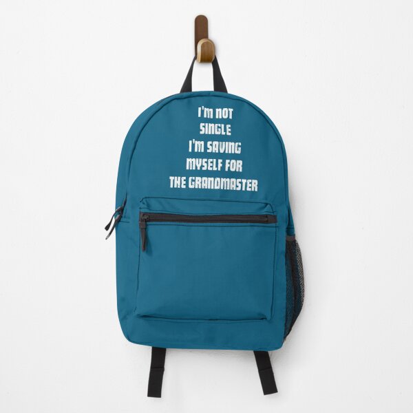 Item preview, I'm Not Single I'm saving myself for The GrandMaster - white letters designed and sold by Art-by-Geoff.