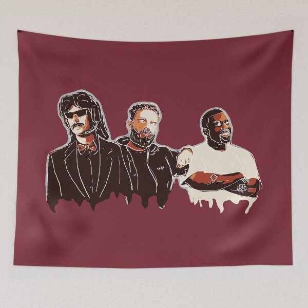 Item preview, trouble ( kanye pewdiepie & dr. disrespect ) designed and sold by BCOD.