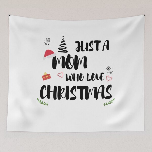 Item preview, Just A Mom Who Loves Christmas designed and sold by imaneless.