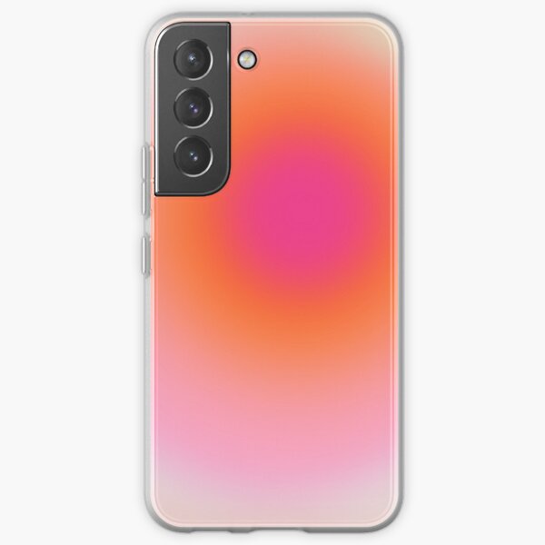 Pink And Orange Gradient Cute Aura Aesthetic Samsung Galaxy Soft Case