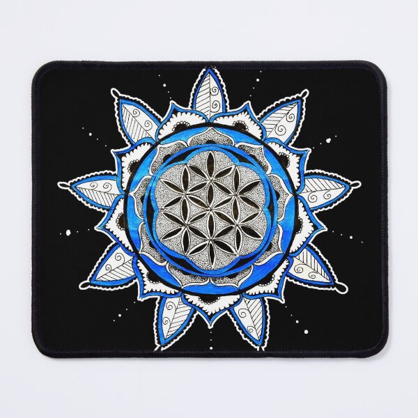 Item preview, Mandalazen - Mandala Art - Blue designed and sold by RomeoSketches.