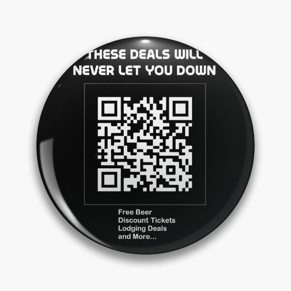 Artikelvorschau, Rickroll QR Code entworfen und verkauft von RickPostCo.