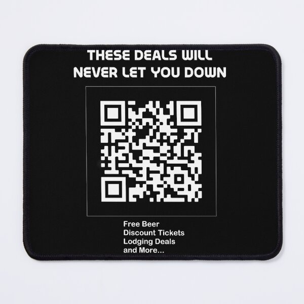Item preview, Rickroll QR Code designed and sold by RickPostCo.