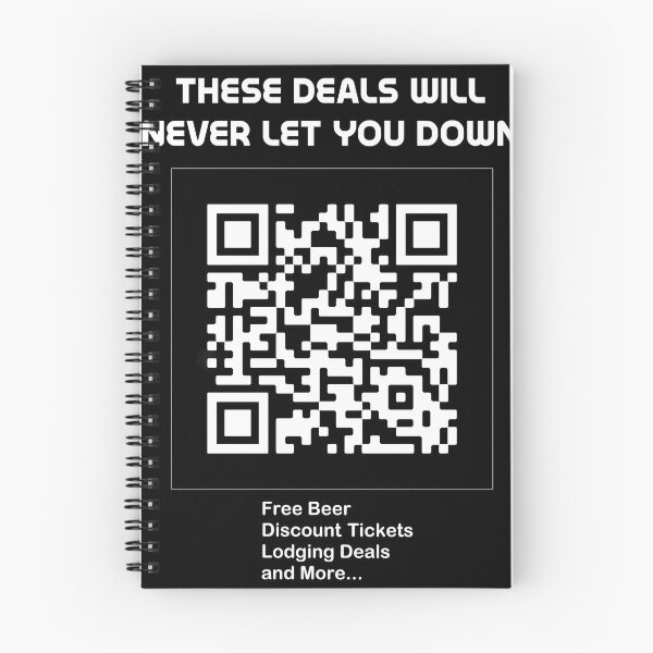 Item preview, Rickroll QR Code designed and sold by RickPostCo.