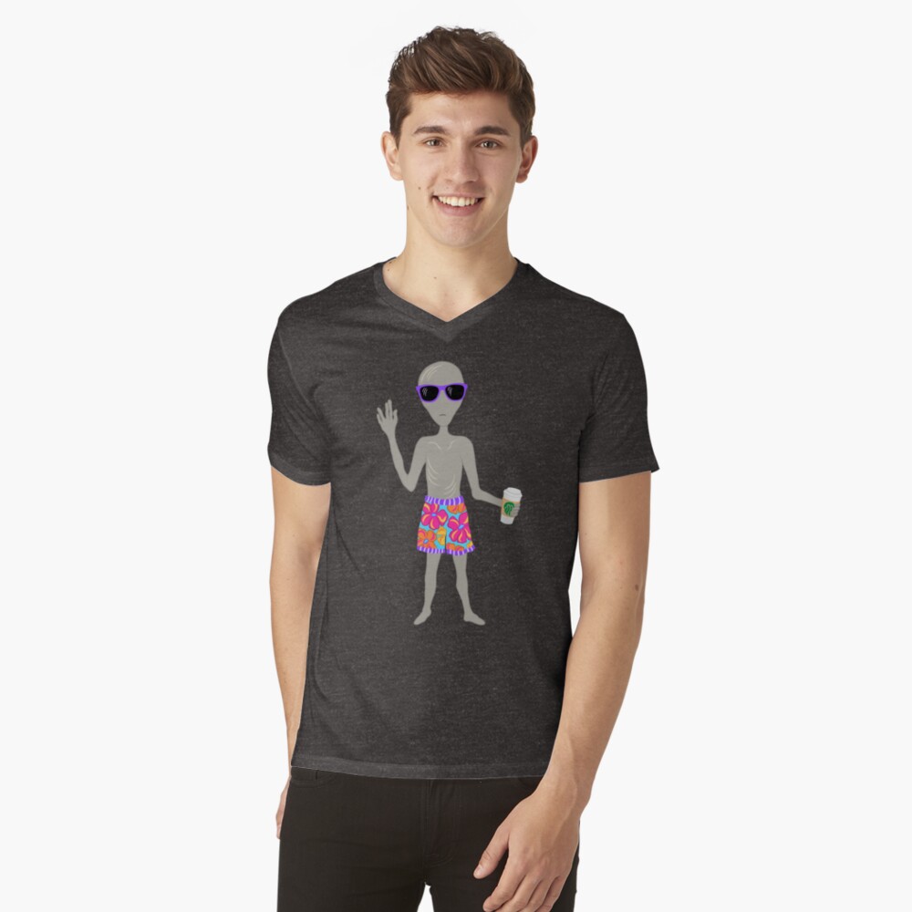 Item preview, V-Neck T-Shirt designed and sold by theartofvikki.