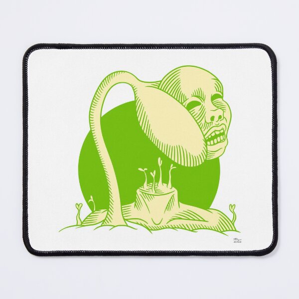 Item preview, Inktober 2021 DAY 20: Sprout PRINT GREEN designed and sold by packtcrushd.