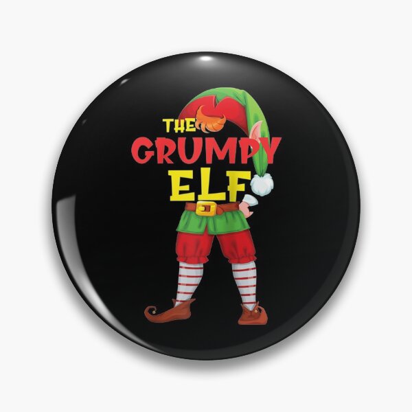 Item preview, The GRUMPY Elf Matching Family Group Christmas Party Pajama designed and sold by Delores Kinder.