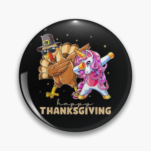 Item preview, Happy Thanksgiving Unicorn Turkey Dabbing Funny designed and sold by theDlab.
