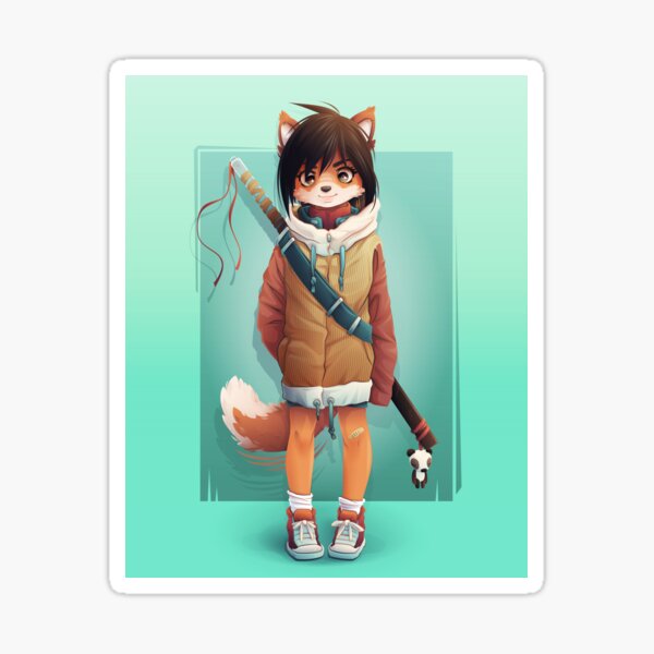 Fox Cutie Sticker