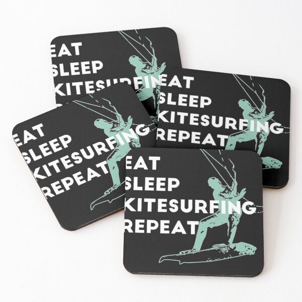 Item preview, Eat Sleep Kite Repeat Surfing Kitesurfing designed and sold by IrenaKurz.
