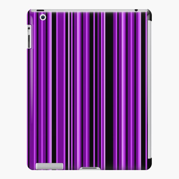 Medium Violet and Black Stripes