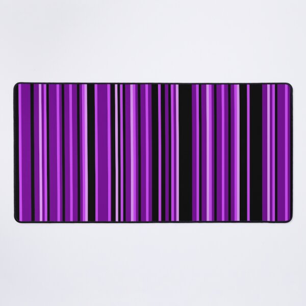 Medium Violet and Black Stripes