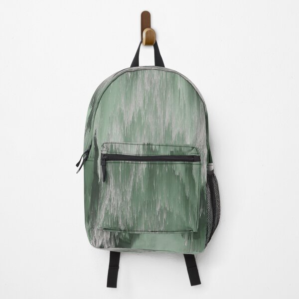 Item preview, Abstract Glitch Art in Dark Forest and Sage Green designed and sold by kasamor.