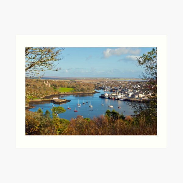 Stornoway harbour, Isle of Lewis Art Print
