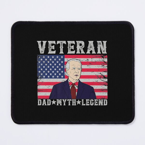 Item preview, Veteran Dad Myth Legend Patriotic U.S Flag Vintage designed and sold by Delores Kinder.