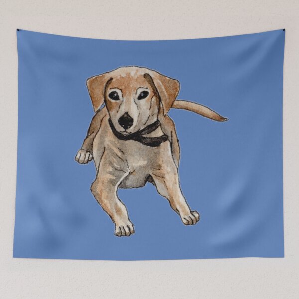 Item preview, Friendly Puppy Watercolor designed and sold by euniza.