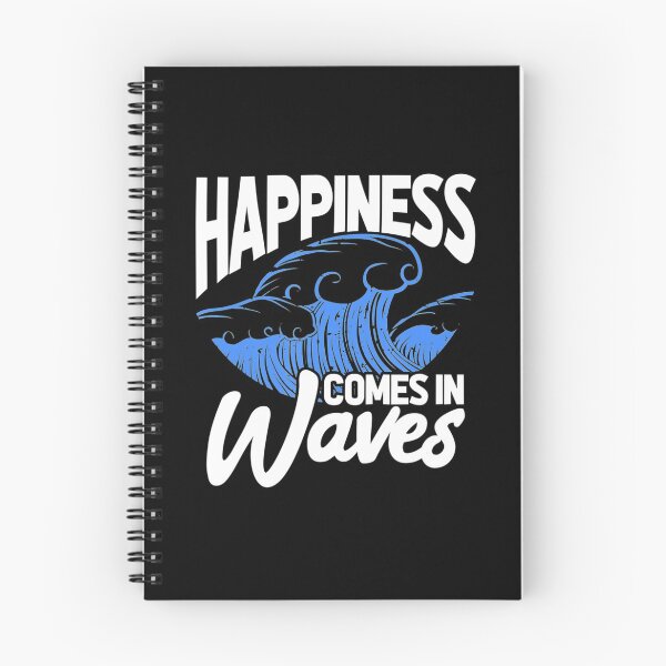 Item preview, Happiness Comes In Waves Kitesurfing Kiteboarding Surfer designed and sold by IrenaKurz.