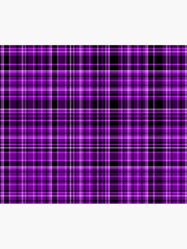 Purple discount tartan blanket