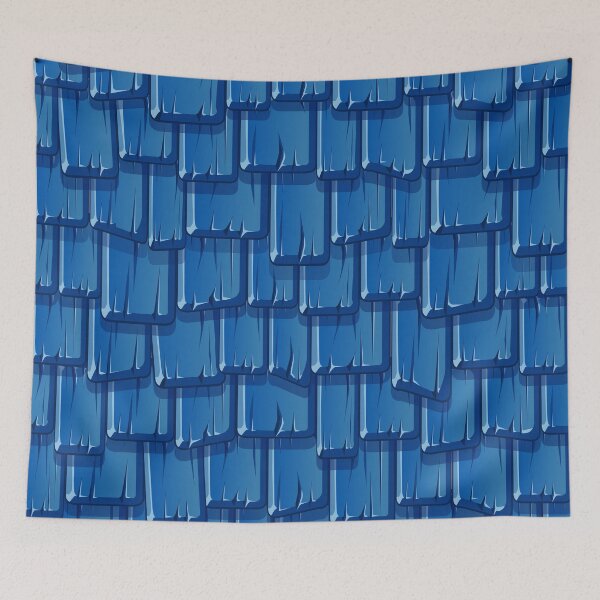 Item preview, Blue Cracked Building Tiles designed and sold by Vector Scout Lab.