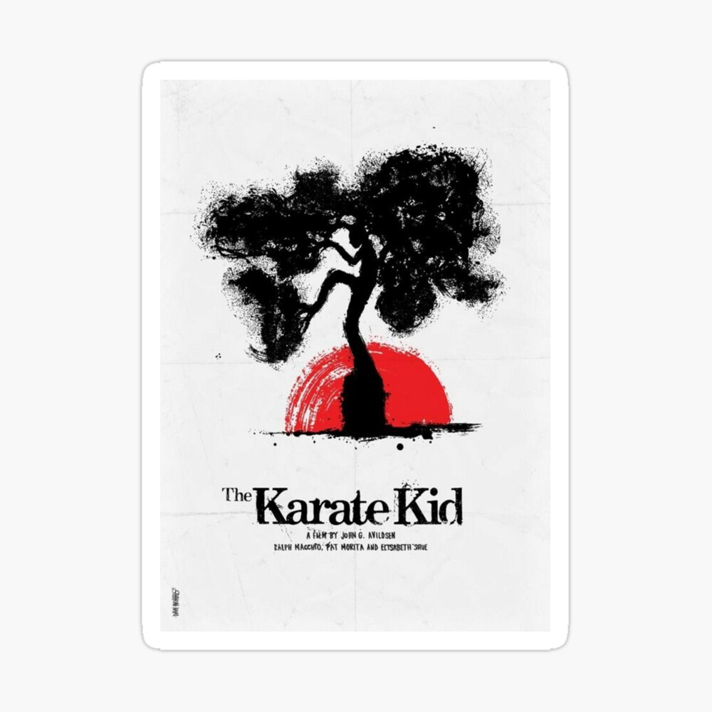 The Karate Kid Movie Wallpaper Poster For Sale By Bonavacantia Redbubble