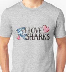 I love Sharks Unisex T-Shirt
