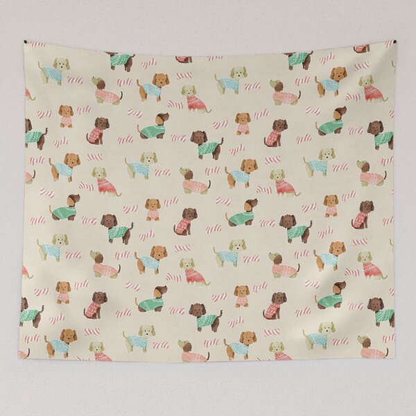 Item preview, Dogs in Christmas Jumpers designed and sold by RebeccaFlaherty.