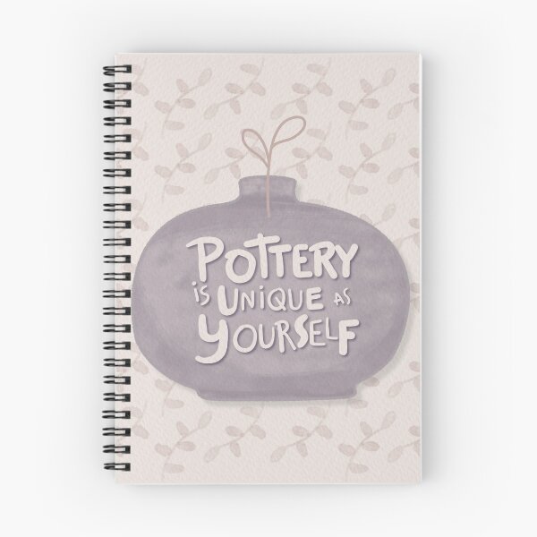 Item preview, Pottery is unique with flowers background designed and sold by Teequeque.