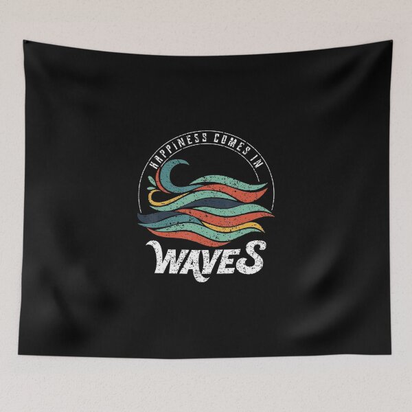 Item preview, Happiness Comes In Waves Vacation Ocean designed and sold by IrenaKurz.