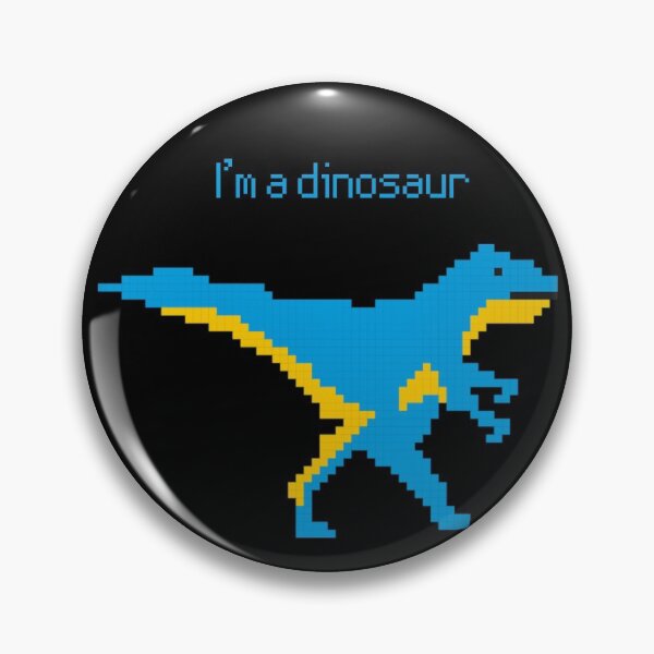 Artikelvorschau, Pixelated - Ich bin ein Dinosaurier entworfen und verkauft von Teepocalypse.