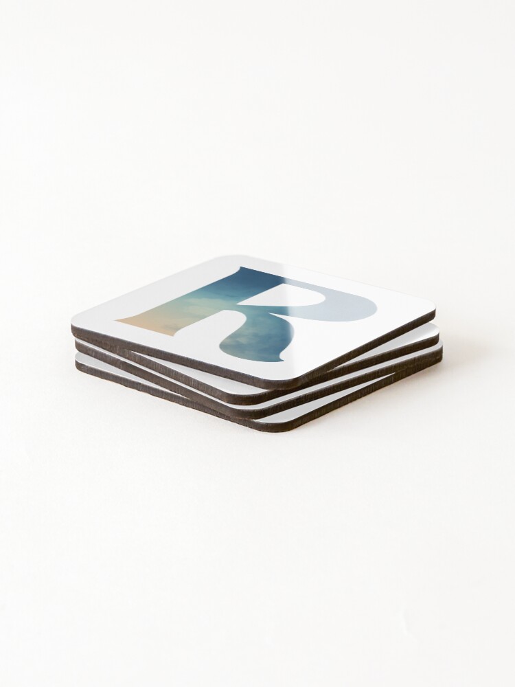 Thumbnail 4 of 5, Coasters (Set of 4), Letter R  designed and sold by RafaTakami.