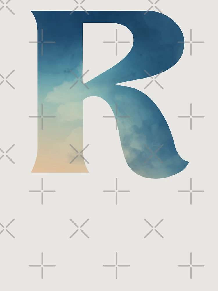 Thumbnail 6 of 6, Premium Oversized Hoodie, Letter R designed and sold by RafaTakami.