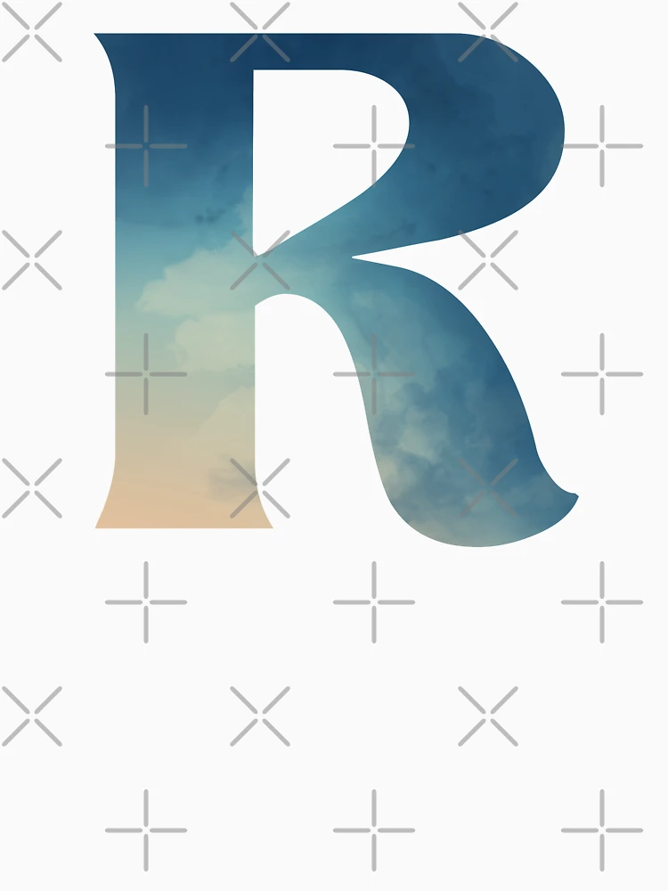 Thumbnail 6 of 6, Pullover Hoodie, Letter R designed and sold by RafaTakami.