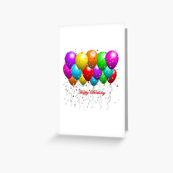 Item preview, Happy Birthday Balloons designed and sold by purplesensation.
