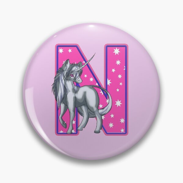 Item preview, Unicorn Letter N designed and sold by MoonsmileProd.