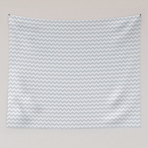 Aperçu de l'œuvre Pale Blue Gray and White Chevron Line Pattern Pairs Valspar 2022 Color of the Year Orchid Ash 4003-3B - Color Trends créée et vendue par ColorOfTheYears.
