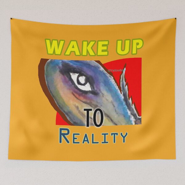Item preview, Wake up to Reality (left eye) - Yellowbox ink painting designed and sold by twyellowbox.