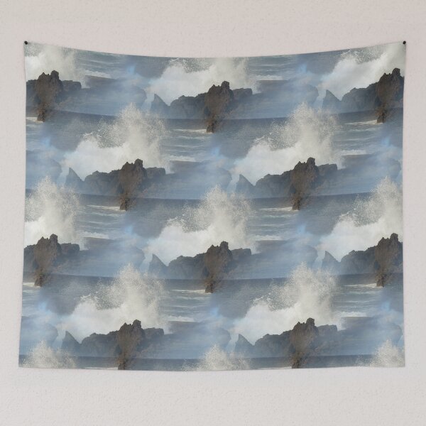 Item preview, Sea Breaking On Lava Rocks designed and sold by Malcolm Snook.