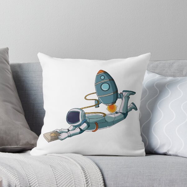 Item preview, Astronaut delivering a box of pizza designed and sold by kanvasdesign.