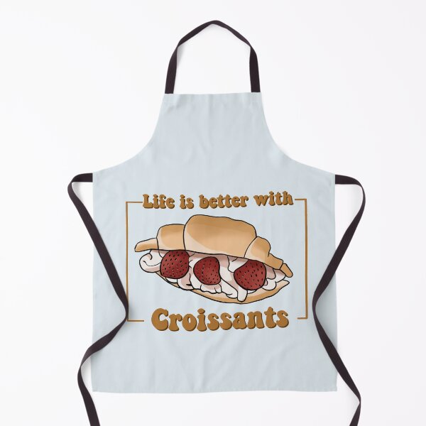 Artikelvorschau, Life is better with Croissants ! entworfen und verkauft von Liv Arnold.