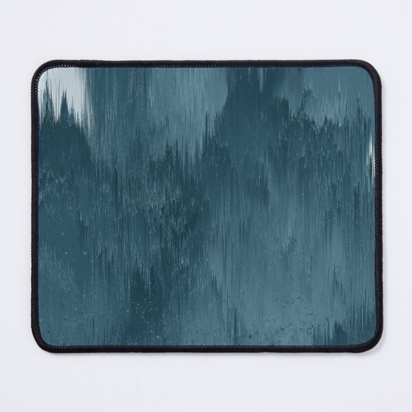 Item preview, Glitch Abstract Art in Dark Teal Blue designed and sold by kasamor.