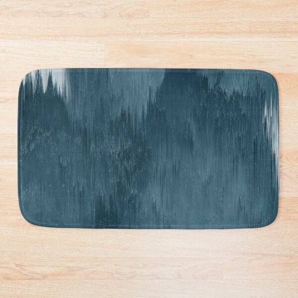Item preview, Glitch Abstract Art in Dark Teal Blue designed and sold by kasamor.