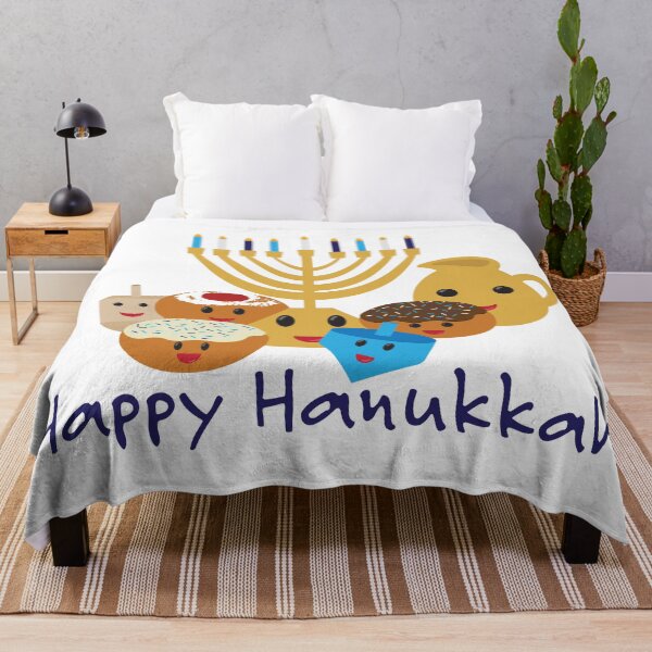 Item preview, Happy Hanukkah and cute Hanukkah characters designed and sold by sigdesign.