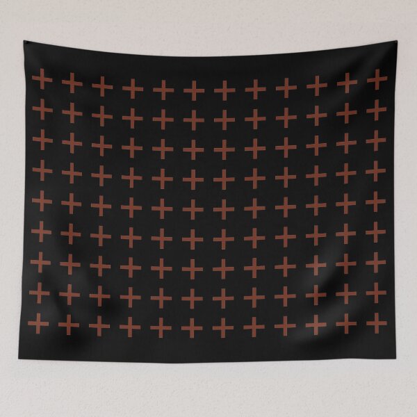 Item preview, Simple cross-shaped pattern. A simple redtone mood. Modern pattern. designed and sold by yoonjolab.