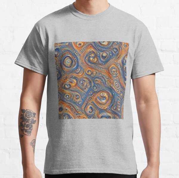 Blue Orange #DeepDream Classic T-Shirt