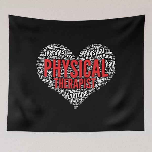Item preview, Physical therapist Heart Shape Word Cloud Design graphic designed and sold by theodoros20.