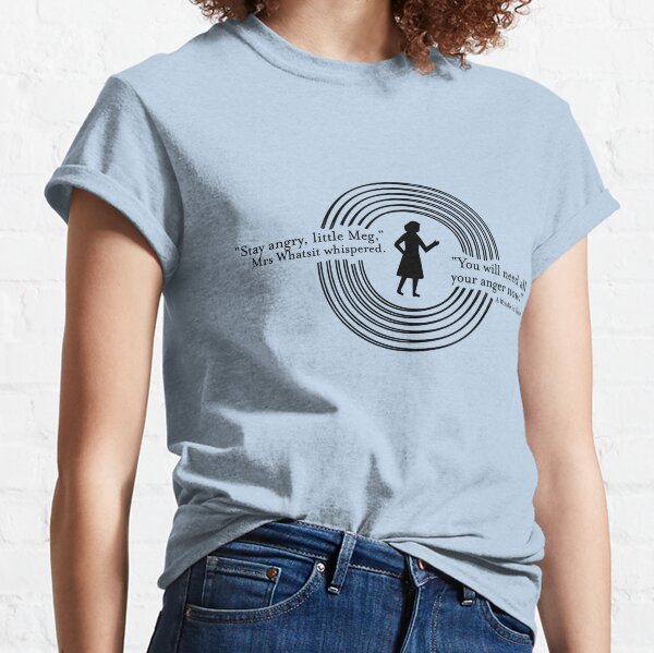 Item preview, "Stay angry, little Meg" designed and sold by Tesser Well: The Madeleine L'Engle Store.