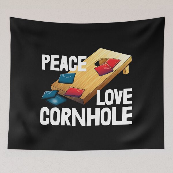 Item preview, Peace Loves Cornhole designed and sold by Bendthetrend.