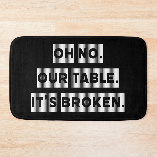 Item preview, Oh no. Our table. Its broken. designed and sold by Laura-stbr.
