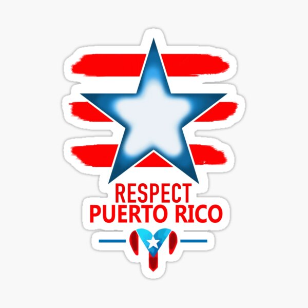 Puerto Rico Flag Heart' Sticker