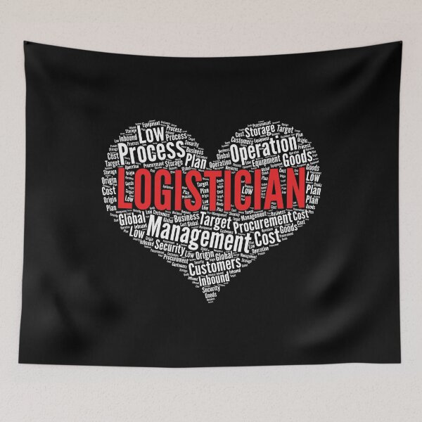Item preview, Logistician Heart Shape Word Cloud Design product designed and sold by theodoros20.